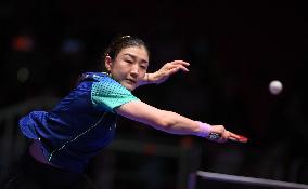 (SP)SOUTH KOREA-BUSAN-TABLE TENNIS-WORLD TEAM CHAMPIONSHIPS FINALS-WOMEN-CHN VS HUN