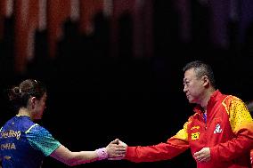 (SP)SOUTH KOREA-BUSAN-TABLE TENNIS-WORLD TEAM CHAMPIONSHIPS FINALS-WOMEN-CHN VS HUN