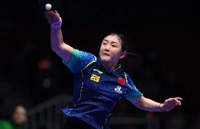 (SP)SOUTH KOREA-BUSAN-TABLE TENNIS-WORLD TEAM CHAMPIONSHIPS FINALS-WOMEN-CHN VS HUN