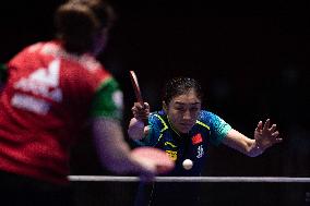 (SP)SOUTH KOREA-BUSAN-TABLE TENNIS-WORLD TEAM CHAMPIONSHIPS FINALS-WOMEN-CHN VS HUN