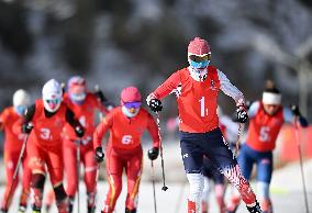 (SP)CHINA-INNER MONGOLIA-ULANQAB-14TH NATIONAL WINTER GAMES-CROSS COUNTRY-WOMEN TEAM RELAY (CN)