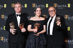 EE BAFTA Press Room - London