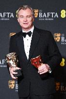 EE BAFTA Press Room - London