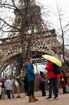 Strike Shuts Down The Eiffel Tower - Paris