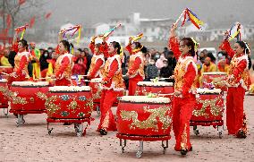 CHINA-SHAANXI-XI'AN-HUYI-SPRING FESTIVAL-PERFORMANCE(CN)