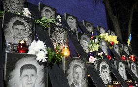 Procession in Remembrance of Heavenly Hundred Heroes in Kyiv