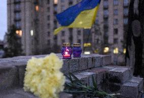 Procession in Remembrance of Heavenly Hundred Heroes in Kyiv