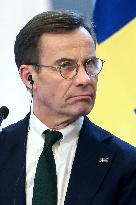 Swedish PM Ulf Kristersson Visit To Poland