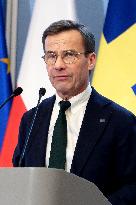 Swedish PM Ulf Kristersson Visit To Poland