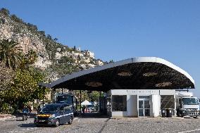 Jordan Bardella Visits The Franco-Italian Border Crossing - Menton