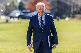 2-19-24 President Joe Biden South Lawn Arrival