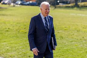 2-19-24 President Joe Biden South Lawn Arrival