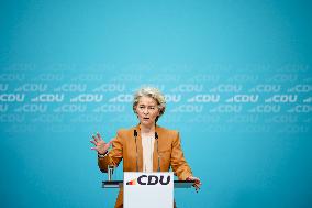 European Commission President Joins CDU Leadership Meeting