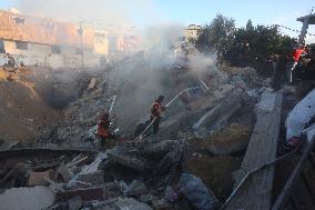MIDEAST-GAZA-RAFAH-ISRAEL-AIRSTRIKE