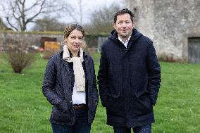 Les Republicains members visit a farm - Echouboulains