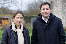 Les Republicains members visit a farm - Echouboulains