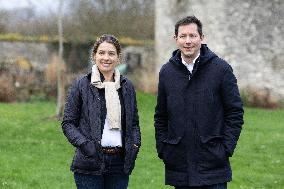 Les Republicains members visit a farm - Echouboulains