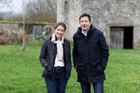 Les Republicains members visit a farm - Echouboulains