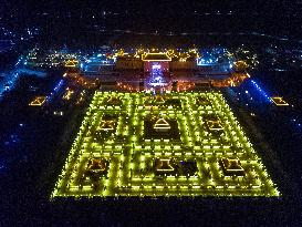 China Largest Lantern Array in Zhangye