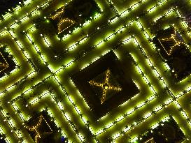 China Largest Lantern Array in Zhangye