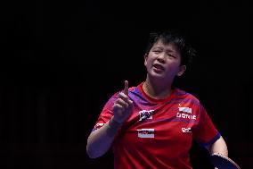 (SP)SOUTH KOREA-BUSAN-TABLE TENNIS-WORLD TEAM CHAMPIONSHIPS FINALS-WOMEN-SGP VS SRB