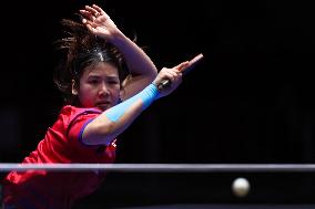 (SP)SOUTH KOREA-BUSAN-TABLE TENNIS-WORLD TEAM CHAMPIONSHIPS FINALS-WOMEN-SGP VS SRB