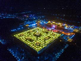 China Largest Lantern Array in Zhangye