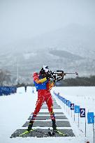 (SP)CHINA-INNER MONGOLIA-ULANQAB-14TH NATIONAL WINTER GAMES-BIATHLON-MEN'S 15KM MASS START (CN)