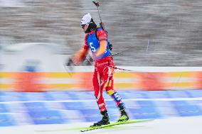 (SP)CHINA-INNER MONGOLIA-ULANQAB-14TH NATIONAL WINTER GAMES-BIATHLON-MEN'S 15KM MASS START (CN)