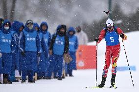 (SP)CHINA-INNER MONGOLIA-ULANQAB-14TH NATIONAL WINTER GAMES-BIATHLON-MEN'S 15KM MASS START (CN)