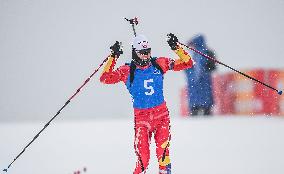 (SP)CHINA-INNER MONGOLIA-ULANQAB-14TH NATIONAL WINTER GAMES-BIATHLON-MEN'S 15KM MASS START (CN)