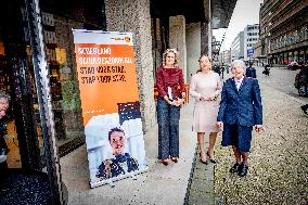 Queen Maxima Visit To Socialdebt - Rotterdam