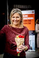 Queen Maxima Visit To Socialdebt - Rotterdam