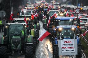Nation-wide Strike Of Polish Farmers
