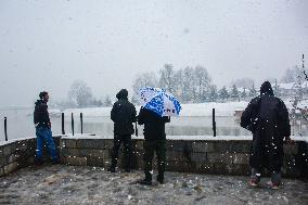 Heavy Snowfall In Srinagar, Kashmir