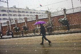 Heavy Snowfall In Srinagar, Kashmir