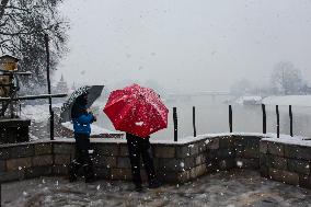 Heavy Snowfall In Srinagar, Kashmir