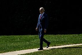 DC: President Joe Biden Departs the White House