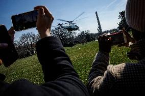 DC: President Joe Biden Departs the White House