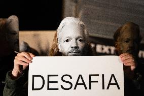 Julian Assange's Extradition Appeal Begins In London.