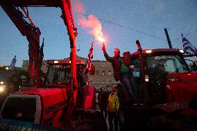 Farmers  Protest Rally In Central Athens