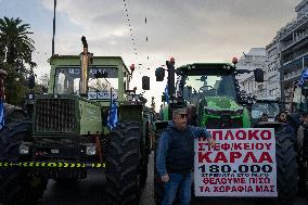 Farmers Protest Rally In Athens