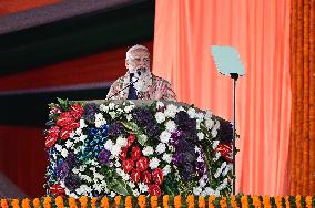 Prime Minister Narendra Modi Inaugurates  Developmental Projects