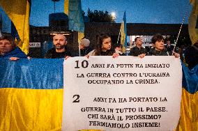 Protest In Rome Against The War In Ukraine