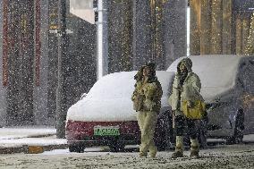 Snow in Beijing