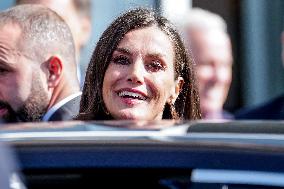 Queen Letizia Attends The Opening Of The Talent Tour - Salamanca