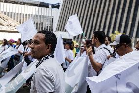 Demonstration Against Social Leaders Assasinations in Medellin