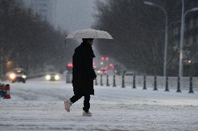 Heavy Snow Hit Fuyang