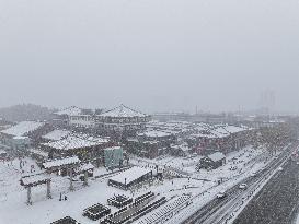 Snow Scenery in Xi'an