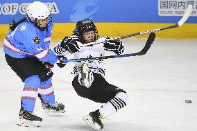 (SP)CHINA-INNER MONGOLIA-HULUN BUIR-14TH NATIONAL WINTER GAMES-JUNIOR WOMEN'S ICE HOCKEY (CN)